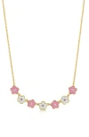 LILY NILY KIDS' FLOWER LINK FRONTAL NECKLACE