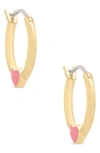 LILY NILY LILY NILY KIDS' HEART HOOP EARRINGS