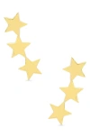 Lily Nily Kids' Star Ear Crawlers In Gold