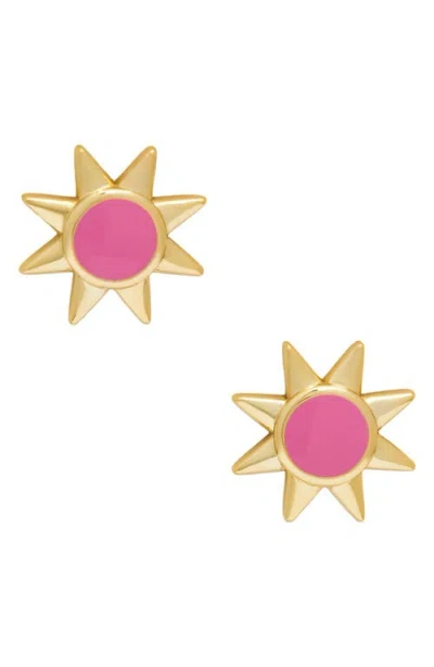 Lily Nily Kids' Sun Stud Earrings In Gold