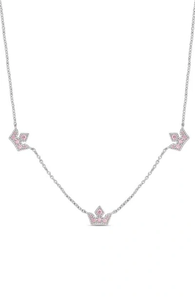 Lily Nily Kids' Tiara Frontal Necklace In Metallic