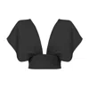 Lily Phellera Women's Amber Top In Midnight Black In Black