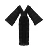 Lily Phellera Women's Black Callia Kimono Dress In Black