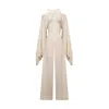 Lily Phellera Women's Caelestis Jumpsuit In Angel Breath White In White