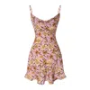Lily Phellera Women's La Dolce Vita Floral Summer Dress In Chrysanthemum Blossom