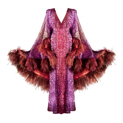 Lily Phellera Women's Miradonna Kaftan In Purple