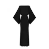 Lily Phellera Women's Raya Kimono Dress In Midnight Black In Black