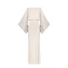 Lily Phellera Women's Rose Gold / White Raya Kimono Dress In Rose Gold/white