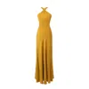 Lily Phellera Women's Yellow / Orange Margot Evening Gown In Yellow/orange