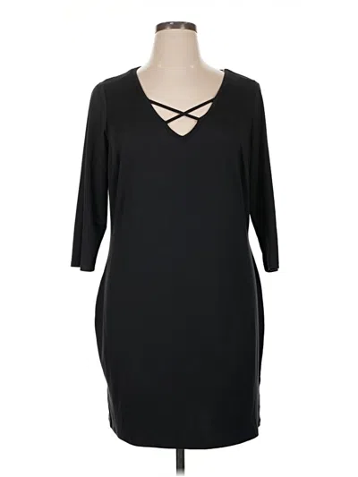 Pre-owned Lily Rose Casual Dress In Black
