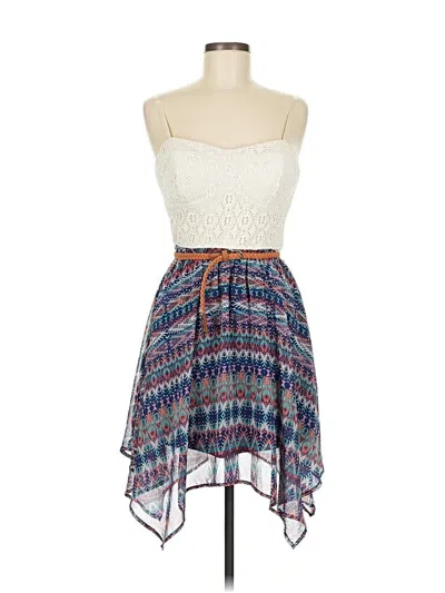 Pre-owned Lily Rose Casual Dress In Blue