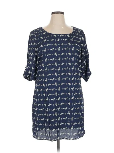 Pre-owned Lily Rose Casual Dress In Blue