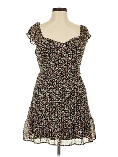 Pre-owned Lily Rose Casual Dress In Brown