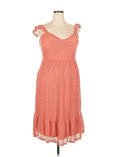Pre-owned Lily Rose Casual Dress In Orange