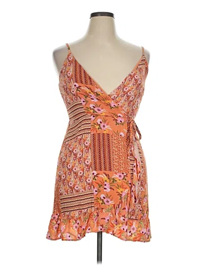 Pre-owned Lily Rose Casual Dress In Orange