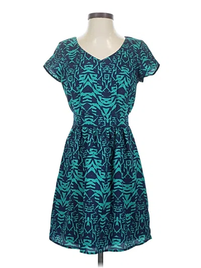 Pre-owned Lily Rose Casual Dress In Teal