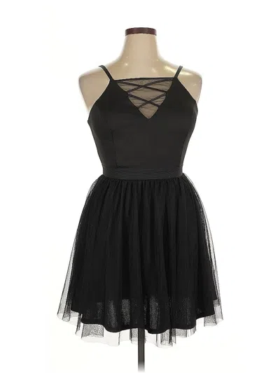 Pre-owned Lily Rose Cocktail Dress In Black