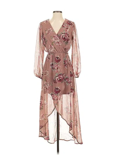 Pre-owned Lily Rose Cocktail Dress In Brown