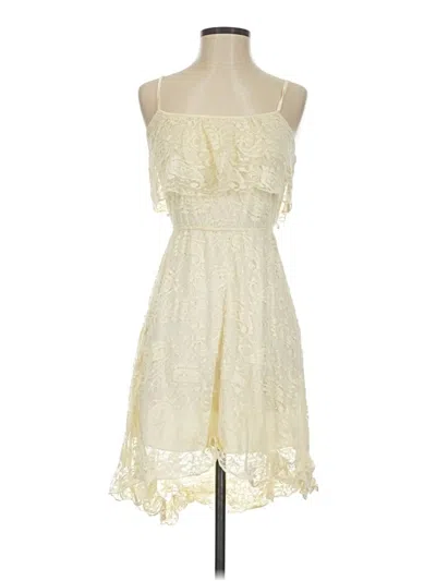 Pre-owned Lily Rose Cocktail Dress In Ivory
