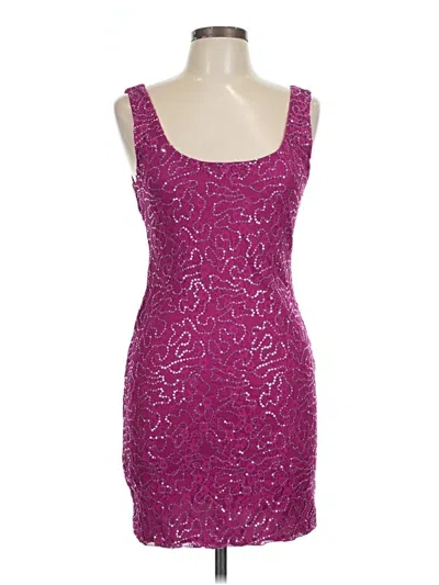Pre-owned Lily Rose Cocktail Dress In Purple