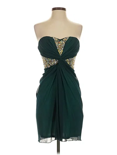 Pre-owned Lily Rose Cocktail Dress In Teal