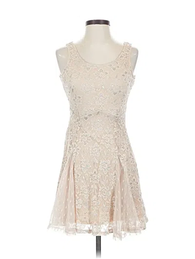 Pre-owned Lily Rose Cocktail Dress In White