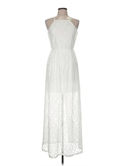 Pre-owned Lily Rose Cocktail Dress In White