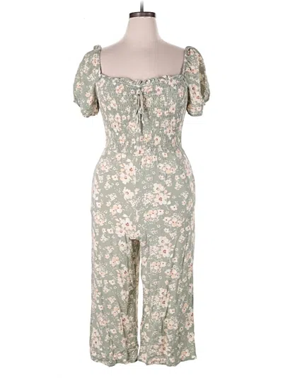 Pre-owned Lily Rose Jumpsuit In Green