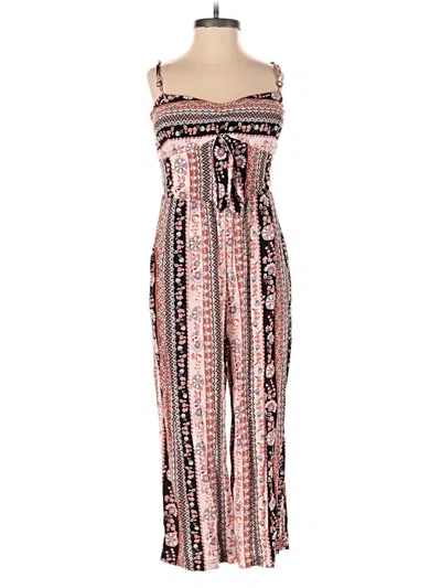 Pre-owned Lily Rose Jumpsuit In Pink