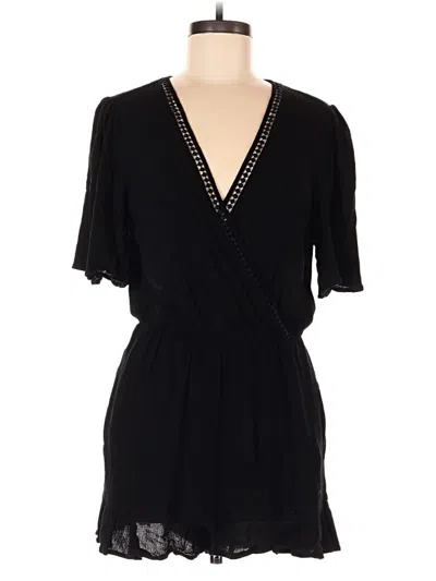 Pre-owned Lily Rose Romper In Black