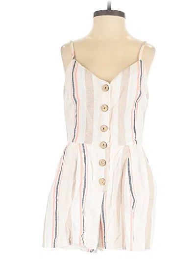 Pre-owned Lily Rose Romper In Brown