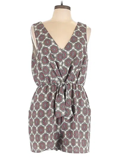 Pre-owned Lily Rose Romper In Gray