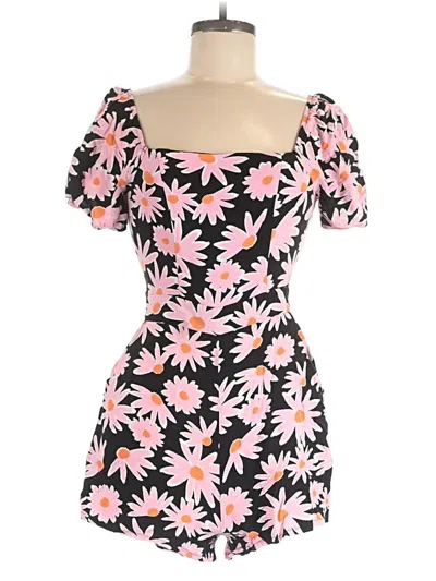 Pre-owned Lily Rose Romper In Pink