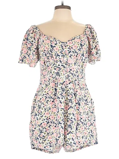 Pre-owned Lily Rose Romper In Pink