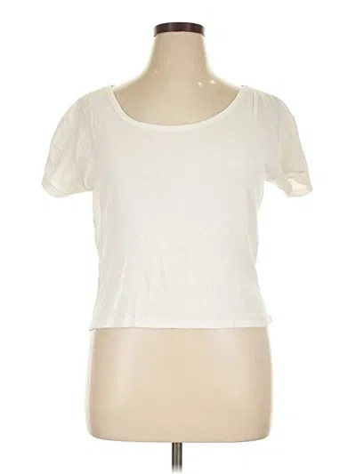 Pre-owned Lily Short Sleeve T-shirt In Ivory