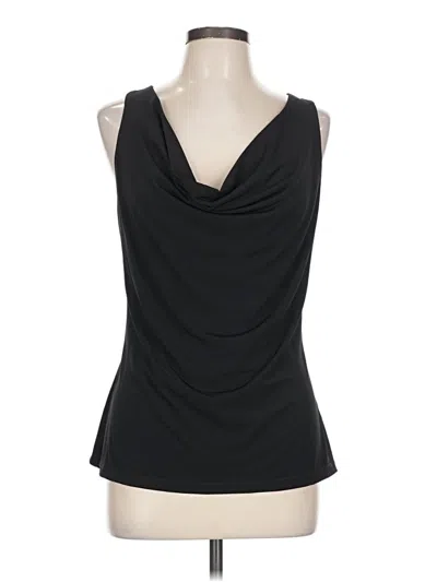 Pre-owned Lily Sleeveless Blouse In Black