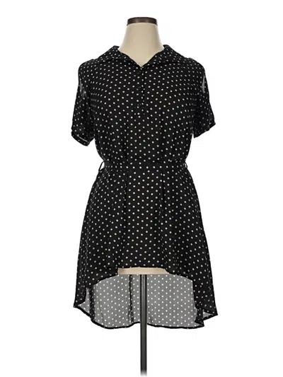 Pre-owned Lily White Casual Dress In Black