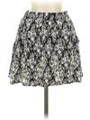 Lily White Casual Skirt In Black