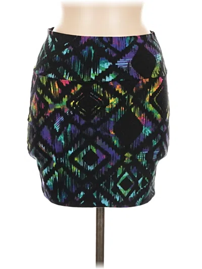 Pre-owned Lily White Casual Skirt In Black