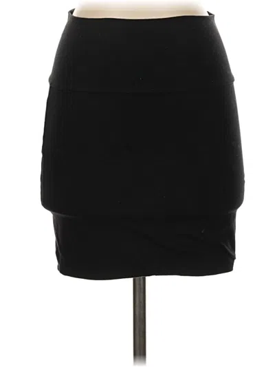 Pre-owned Lily White Casual Skirt In Black