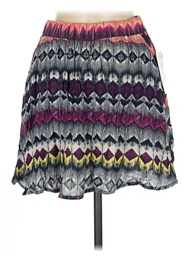 Lily White Casual Skirt In Purple