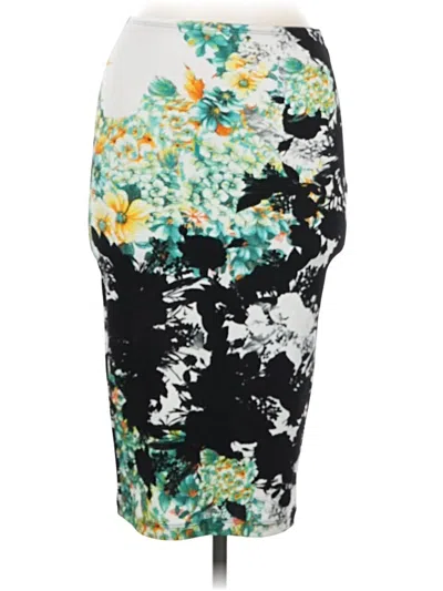 Pre-owned Lily White Casual Skirt In Teal