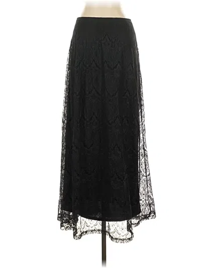 Pre-owned Lily White Formal Skirt In Black