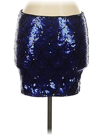 Pre-owned Lily White Formal Skirt In Blue