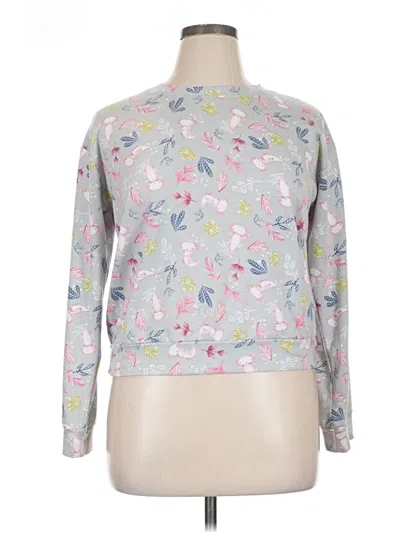 Pre-owned Lily White Long Sleeve Turtleneck In Gray