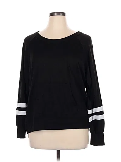 Pre-owned Lily White Pullover Sweater In Black