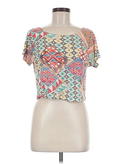 Pre-owned Lily White Short Sleeve T-shirt In Teal