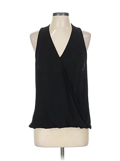 Pre-owned Lily White Sleeveless Blouse In Black
