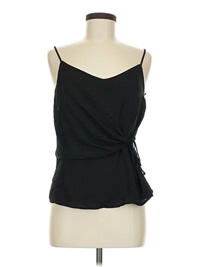 Pre-owned Lily White Sleeveless Blouse In Black