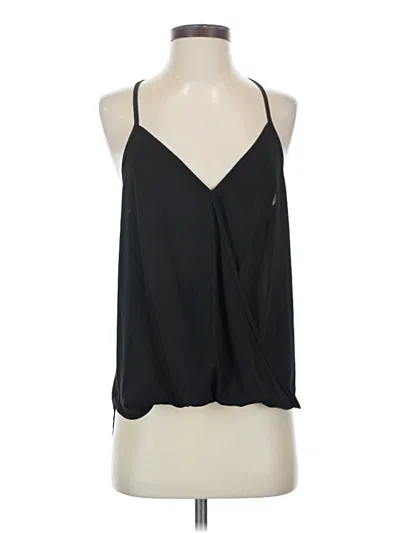 Pre-owned Lily White Sleeveless Blouse In Black